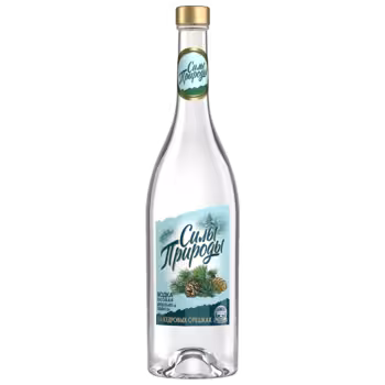 Водка Силы природы на кедровых орешках 0,5 л Водка Силы природы на кедровых орешках 0,5 л