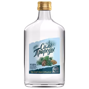 Водка Силы природы на кедровых орешках 0,25 л Водка Силы природы на кедровых орешках 0,25 л