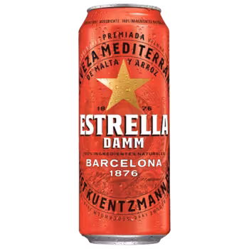 Пиво Estrella Damm светлое 0,5 л ж/б Пиво Estrella Damm светлое 0,5 л ж/б