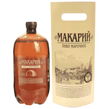 Пиво Макарий Марочное светлое 1 л ПЭТ Пиво Макарий Марочное светлое 1 л ПЭТ