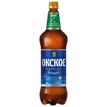 Пиво Окское Бочковое светлое 1,25 л ПЭТ Пиво Окское Бочковое светлое 1,25 л ПЭТ