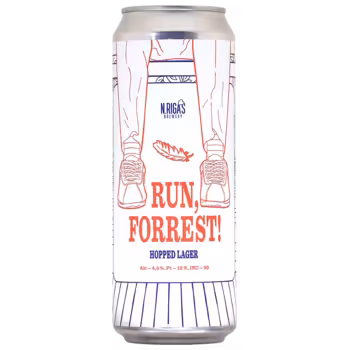 Пиво New Riga's Brewery Run, Forrest! светлое 0,45 л ж/б Пиво New Riga's Brewery Run, Forrest! светлое 0,45 л ж/б