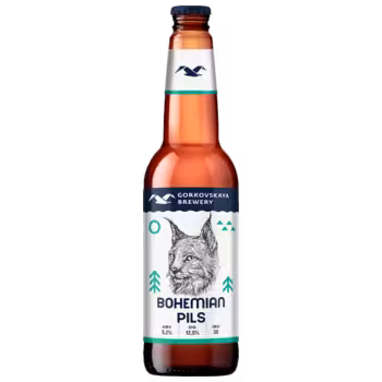 Пиво Gorkovskaya Brewery Bohemian Pils светлое 0,44 л Пиво Gorkovskaya Brewery Bohemian Pils светлое 0,44 л