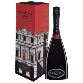 Вино игристое Bellavista Franciacorta Brut La Scala белое брют 0,75 в подарочной упаковке Вино игристое Bellavista Franciacorta Brut La Scala белое брют 0,75 в подарочной упаковке
