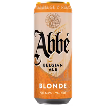 Напиток пивной Abbe Blonde светлый 0,45 л ж/б Напиток пивной Abbe Blonde светлый 0,45 л ж/б