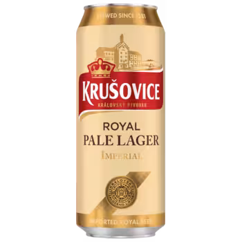 Пиво Krusovice Royal Pale Lager Imperial светлое 0,5 л ж/б Пиво Krusovice Royal Pale Lager Imperial светлое 0,5 л ж/б
