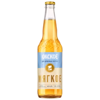 Пиво Окское Мягкое светлое 0,45 л Пиво Окское Мягкое светлое 0,45 л