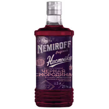 Настойка Nemiroff Черная Смородина 0,5 л Настойка Nemiroff Черная Смородина 0,5 л