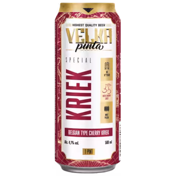 Пивной напиток Velka Pinta Kriek светлое 0,568 л ж/б Пивной напиток Velka Pinta Kriek светлое 0,568 л ж/б