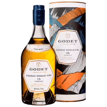 Коньяк Godet Fins Bois Single-Cru 15 лет 0,7 л в подарочной упаковке Коньяк Godet Fins Bois Single-Cru 15 лет 0,7 л в подарочной упаковке