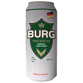 Пиво Burg Premium Lager светлое 0,5 л ж/б Пиво Burg Premium Lager светлое 0,5 л ж/б