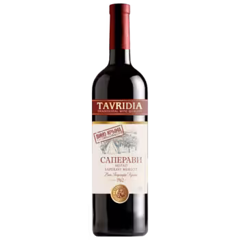 Вино Tavridia Саперави Мерло красное полусладкое 0,75 л Вино Tavridia Саперави Мерло красное полусладкое 0,75 л