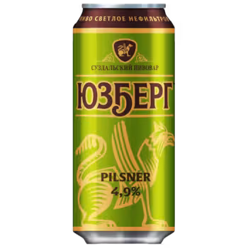 Пиво Юзберг Pilsner светлое 0,45 л ж/б Пиво Юзберг Pilsner светлое 0,45 л ж/б