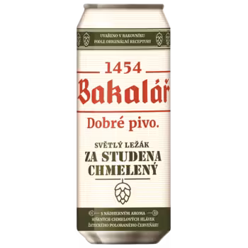 Пиво Bakalar Za Studena Chmeleny светлое 0,5 л ж/б Пиво Bakalar Za Studena Chmeleny светлое 0,5 л ж/б
