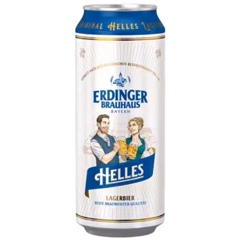 Пиво Erdinger Helles светлое 0,5 л ж/б Пиво Erdinger Helles светлое 0,5 л ж/б
