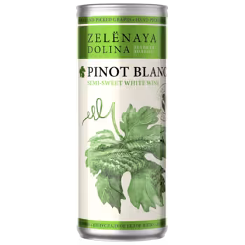 Вино Zelenaya Dolina Pinot Blanc белое полусладкое 0,25 л ж/б Вино Zelenaya Dolina Pinot Blanc белое полусладкое 0,25 л ж/б