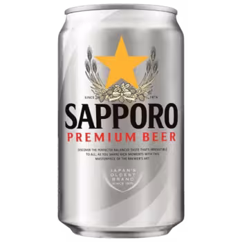 Пиво Sapporo Premium безалкогольное светлое 0,35 л ж/б Пиво Sapporo Premium безалкогольное светлое 0,35 л ж/б