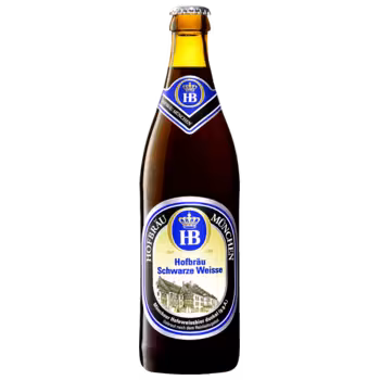 Пиво Hofbrau Schwarze Weisse темное 0,5 л Пиво Hofbrau Schwarze Weisse темное 0,5 л