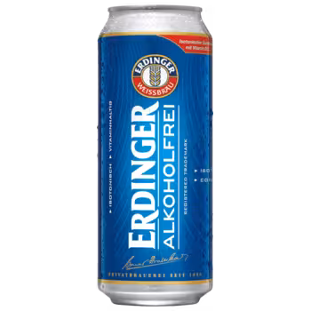 Пиво Erdinger Weissbier Alkoholfrei безалкогольное светлое 0,5 л ж/б Пиво Erdinger Weissbier Alkoholfrei безалкогольное светлое 0,5 л ж/б