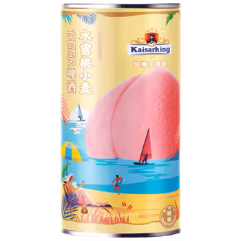 Пиво Kaisar King со вкусом персика светлое 1 л ж/б Пиво Kaisar King со вкусом персика светлое 1 л ж/б