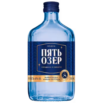 Водка Пять Озер 0,25 л Водка Пять Озер 0,25 л