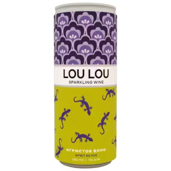 Вино игристое Lou Lou белое брют 0,25 л Вино игристое Lou Lou белое брют 0,25 л