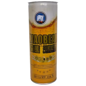 Пиво Xiao Bear Lager Beer светлое 1 л ж/б Пиво Xiao Bear Lager Beer светлое 1 л ж/б