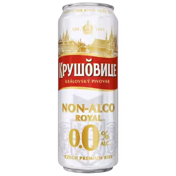 Пиво Крушовице 0.0 светлое 0,43 л ж/б Пиво Крушовице 0.0 светлое 0,43 л ж/б