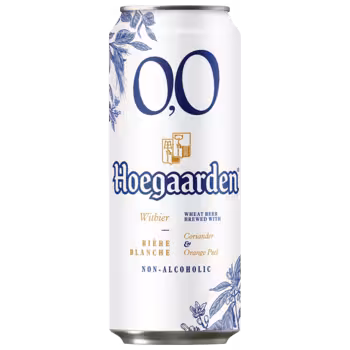 Пивной напиток Hoegaarden безалкогольный светлый 0,45 л ж/б Пивной напиток Hoegaarden безалкогольный светлый 0,45 л ж/б