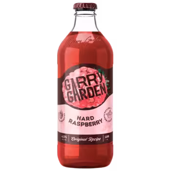 Напиток пивной Garry Garden Hard Raspberry светлый 0,4 л Напиток пивной Garry Garden Hard Raspberry светлый 0,4 л