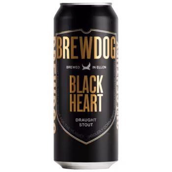 Пиво BrewDog Black Heart темное 0,44 л ж/б Пиво BrewDog Black Heart темное 0,44 л ж/б