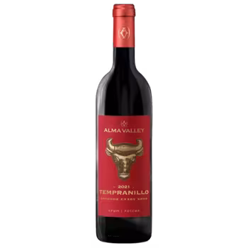 Вино Alma Valley Tempranillo красное сухое 0,75 л Вино Alma Valley Tempranillo красное сухое 0,75 л