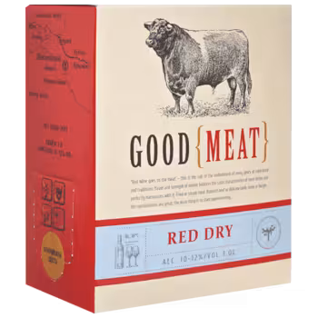 Вино Good Meat красное сухое 3 л bag-in-box Вино Good Meat красное сухое 3 л bag-in-box