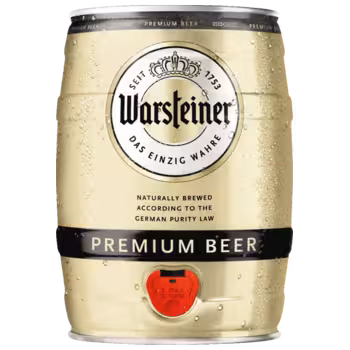 Пиво Warsteiner Premium Verum светлое 5 л в бочке Пиво Warsteiner Premium Verum светлое 5 л в бочке