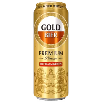 Пиво Gold Premium Pilsener светлое 0,43 л ж/б Пиво Gold Premium Pilsener светлое 0,43 л ж/б