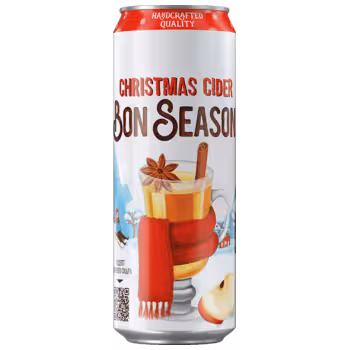 Сидр Bon Season Christmas Яблочный белый сладкий 0,43 л ж/б Сидр Bon Season Christmas Яблочный белый сладкий 0,43 л ж/б