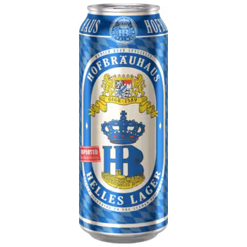 Пиво Hofbrauhaus Helles Lager светлое 0,5 л ж/б Пиво Hofbrauhaus Helles Lager светлое 0,5 л ж/б