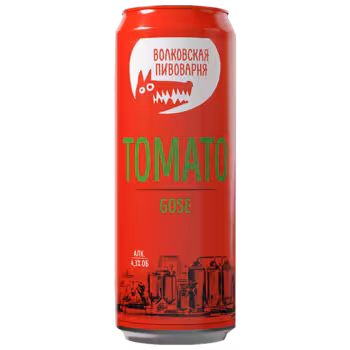 Напиток пивной Волковская пивоварня Tomato Gose 0,45 л ж/б Напиток пивной Волковская пивоварня Tomato Gose 0,45 л ж/б