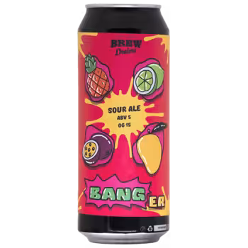 Пивной напиток Brew Dealers Banger светлый 0,45 л ж/б Пивной напиток Brew Dealers Banger светлый 0,45 л ж/б