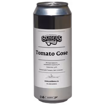 Пивной напиток Salden's Tomato Gose светлый 0,45 л ж/б Пивной напиток Salden's Tomato Gose светлый 0,45 л ж/б