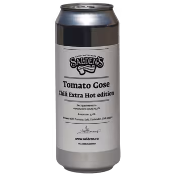 Пиво Salden's Tomato Gose Chili Extra Hot Edition светлое 0,45 л ж/б Пиво Salden's Tomato Gose Chili Extra Hot Edition светлое 0,45 л ж/б