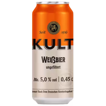 Пиво Kult Weissbier светлое 0,45 л ж/б Пиво Kult Weissbier светлое 0,45 л ж/б