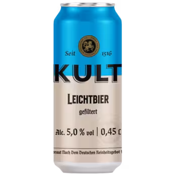Пиво Kult Leichtbier светлое 0,45 л ж/б Пиво Kult Leichtbier светлое 0,45 л ж/б
