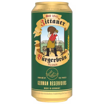 Пиво Zittauer Burgerbrau Pilsner светлое 0,5 л ж/б Пиво Zittauer Burgerbrau Pilsner светлое 0,5 л ж/б