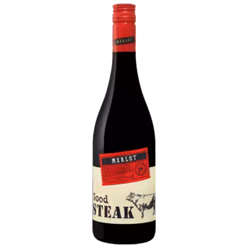 Вино Good Steak Merlot красное сухое 0,75 л Вино Good Steak Merlot красное сухое 0,75 л
