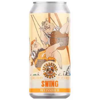 Пиво Attraction Brewery Swing Звезда Сварога светлое 0,45 л ж/б Пиво Attraction Brewery Swing Звезда Сварога светлое 0,45 л ж/б