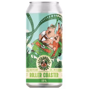 Пиво Attraction Brewery Roller Coaster ИПА светлое 0,45 л ж/б Пиво Attraction Brewery Roller Coaster ИПА светлое 0,45 л ж/б