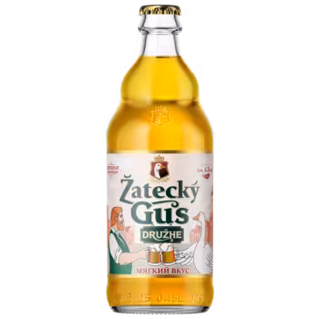 Пиво Zatecky Gus Druzhe светлое 0,45 л Пиво Zatecky Gus Druzhe светлое 0,45 л