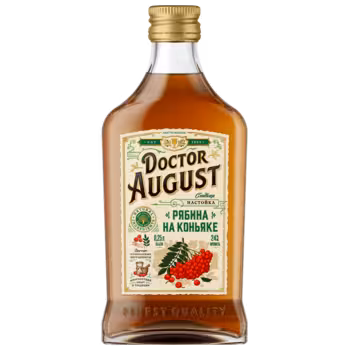 Настойка Doctor August Рябина на коньяке 0,25 л Настойка Doctor August Рябина на коньяке 0,25 л